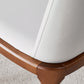 Minimalist Style Armless Solid Back Chairs Leather Dining Side Chairs