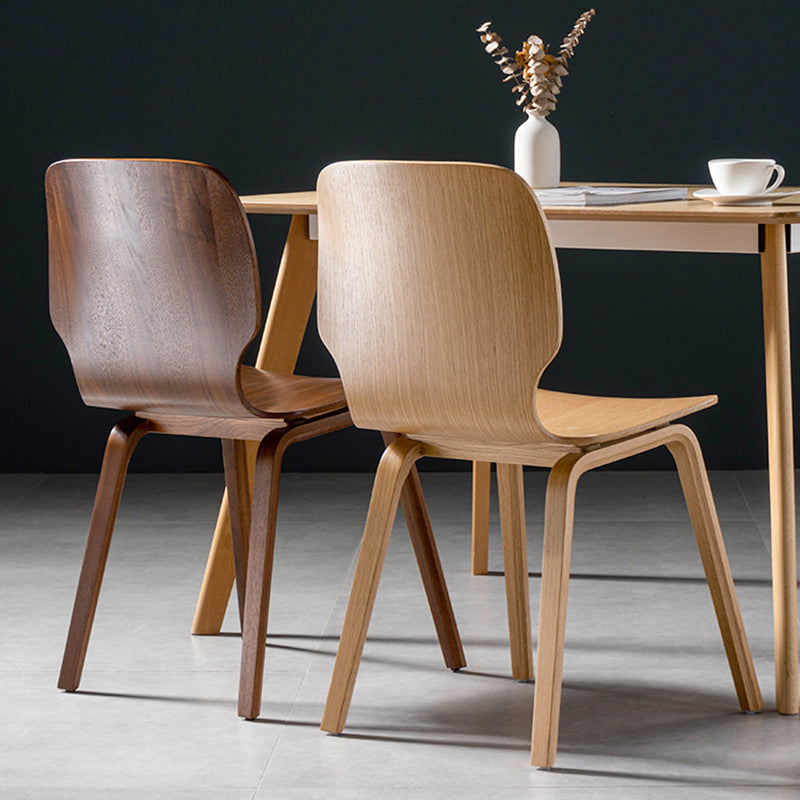 Minimalist Wood Dining Chair for Home Solid Back Armless Dining Chair Clearhalo 'Dining Chairs' 'Dining Tables & Seating' 'dining_chair' 'furn' 'furn_dining_chair' 'Furniture' 'Kitchen & Dining Furniture' 5218052