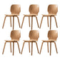 Minimalist Wood Dining Chair for Home Solid Back Armless Dining Chair Wood 6 Piece Set Clearhalo 'Dining Chairs' 'Dining Tables & Seating' 'dining_chair' 'furn' 'furn_dining_chair' 'Furniture' 'Kitchen & Dining Furniture' 5218064
