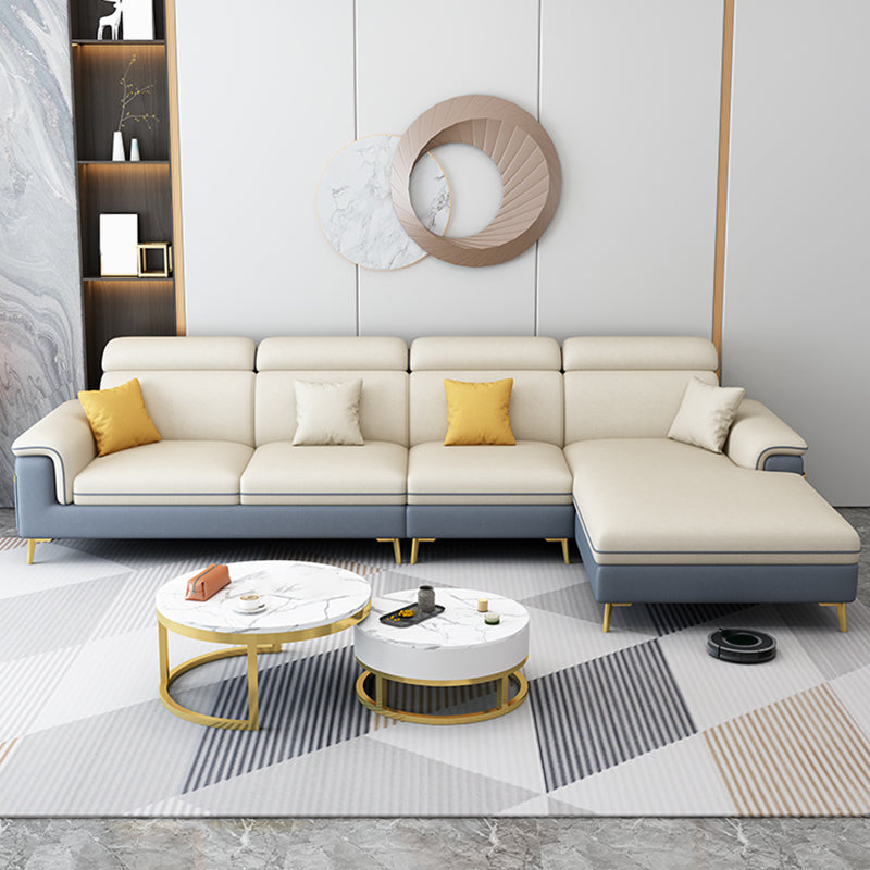 35,4 "H Faux Leder Kissen Top Armsofa & Chaise für Wohnzimmer