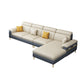 35.4 "H Faux Leather Pillow Top Arm Sofa & Chaise voor woonkamer