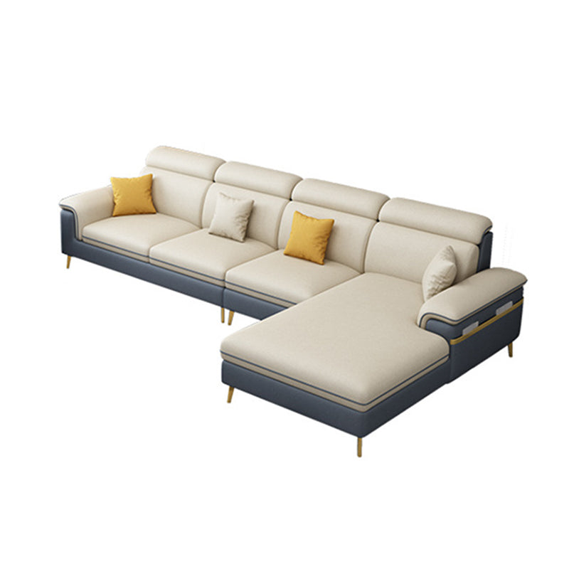 35,4 "H Faux Leder Kissen Top Armsofa & Chaise für Wohnzimmer