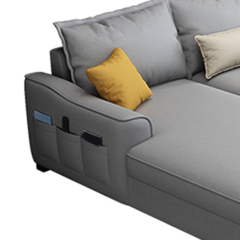 35.4 "H Faux Cuero Sofá y chaise para sala de estar