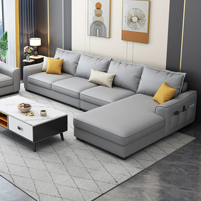 35.4 "H Faux Cuero Sofá y chaise para sala de estar