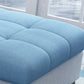 Linen Sewn Pillow Back Sofa & Chaise, 106.3" W x 57.09" D x 31.5" H