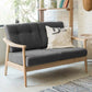 Living Room Contemporary Square Arm Stationary Slipcovered Sofa