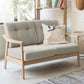 Living Room Contemporary Square Arm Stationary Slipcovered Sofa