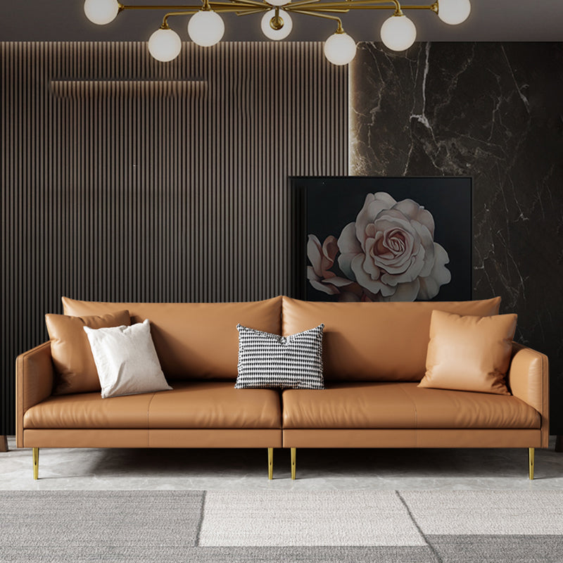 Cushions Sofa 102.36" W x 32.67" D x 33.46" H Square Arm Sofa for Living Room