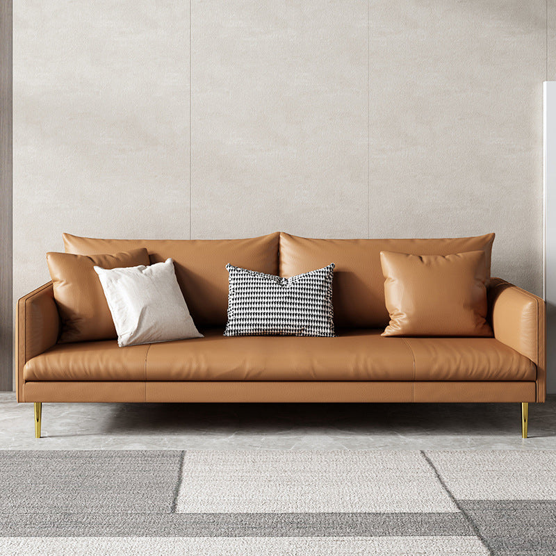 Divano cuscinetto 102.36 "W x 32.67" d x 33.46 "divano a braccio quadrato per soggiorno