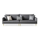 Cushions Sofa 102.36" W x 32.67" D x 33.46" H Square Arm Sofa for Living Room