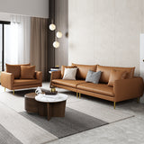 Cushions Sofa 102.36" W x 32.67" D x 33.46" H Square Arm Sofa for Living Room