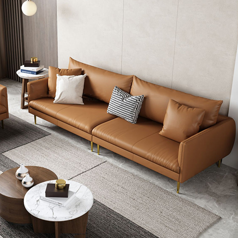 Cushions Sofa 102.36" W x 32.67" D x 33.46" H Square Arm Sofa for Living Room