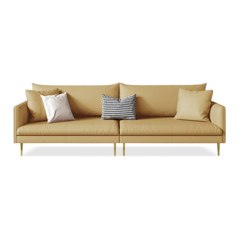 Cushions Sofa 102.36" W x 32.67" D x 33.46" H Square Arm Sofa for Living Room