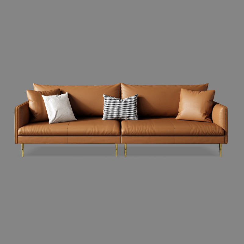 Cushions Sofa 102.36" W x 32.67" D x 33.46" H Square Arm Sofa for Living Room