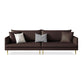 Cushions Sofa 102.36" W x 32.67" D x 33.46" H Square Arm Sofa for Living Room