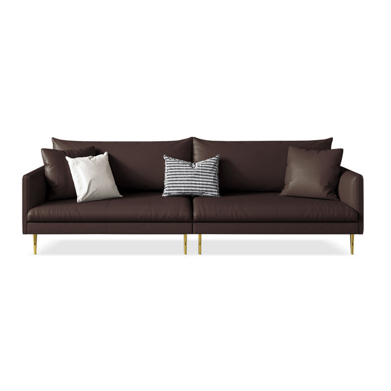 Cushions Sofa 102.36" W x 32.67" D x 33.46" H Square Arm Sofa for Living Room