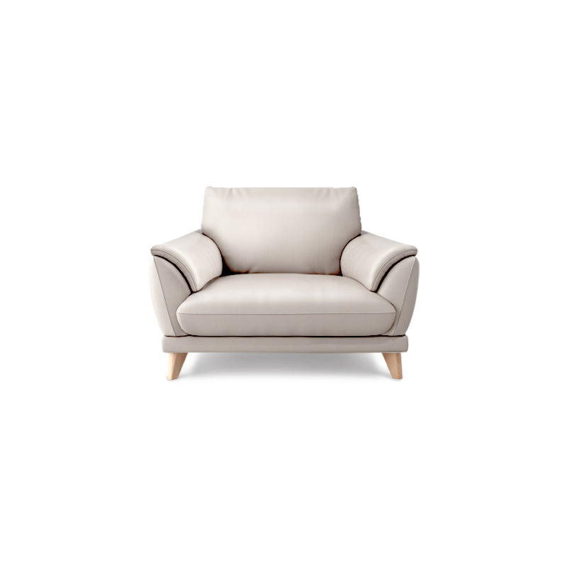 クッションソファ35.43 "d x 33.46" hリビングルーム用の枕トップアームソファー