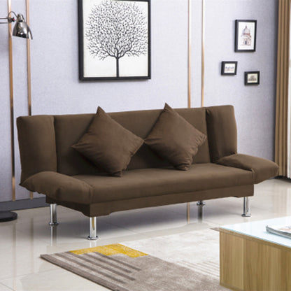 リネンコンテンポラリーアームレスコンバーチブルソファ折りたたみ式ソファー用のソファ