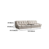 Faux Leather/ Suede Contemporary Tufted Split-Back Settee Sofa Clearhalo 'furn' 'furn_sofas' 'Furniture' 'Living Room Furniture' 'Sofa' 'sofas' 5218680