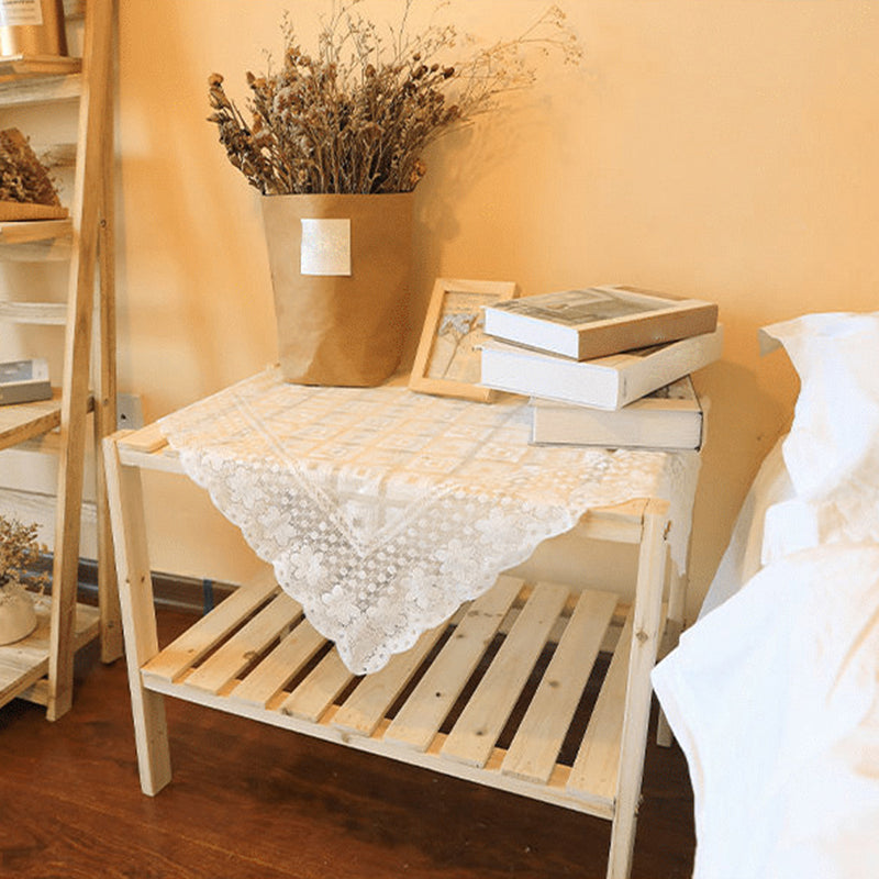 Table nause naturelle moderne de 14 "de haut armoire de chevet avec étagère