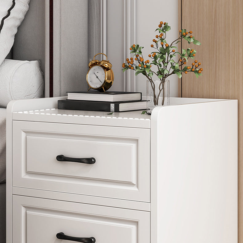 Holz Akzenttisch Nachttisch mit Schubladen Nachttisch mit Beinen