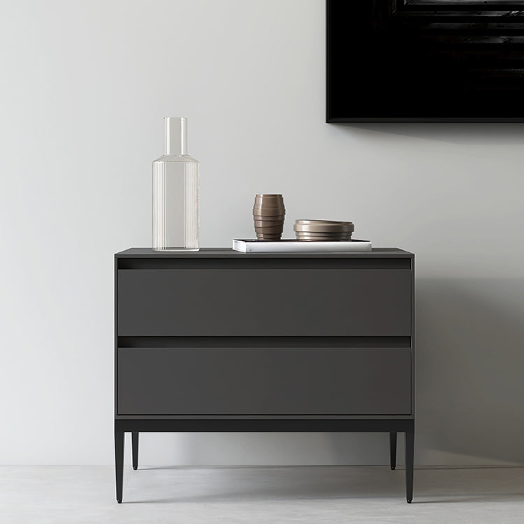 20 "高さ2-金属脚のグラムナイトテーブル付きの引き出しナイトスタンド
