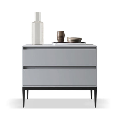 20 "高さ2-金属脚のグラムナイトテーブル付きの引き出しナイトスタンド