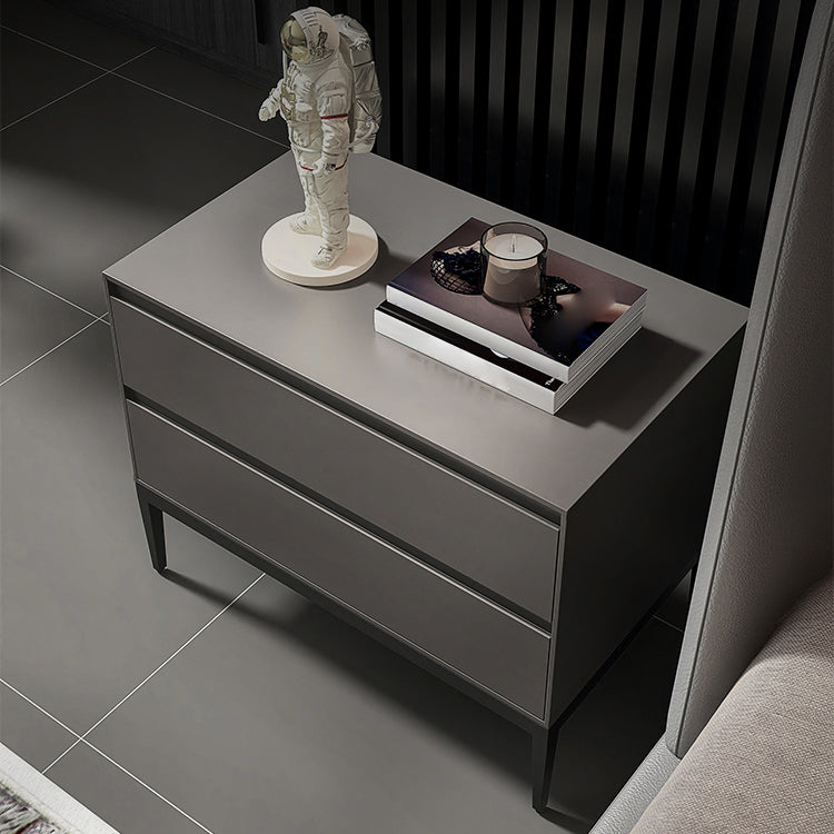 20 "高さ2-金属脚のグラムナイトテーブル付きの引き出しナイトスタンド