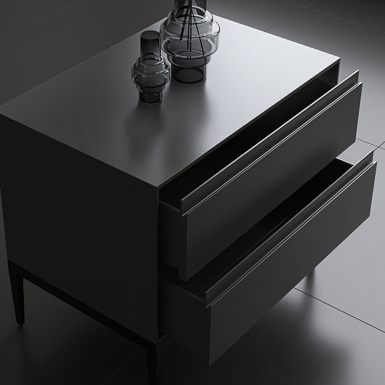 20 "高さ2-金属脚のグラムナイトテーブル付きの引き出しナイトスタンド