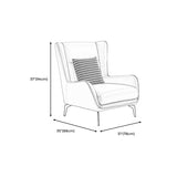 Echte lederen accentstoel 4 benen massieve kleurkamerstoel voor woonkamer