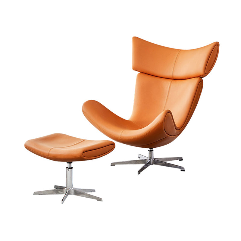 Silla de silla de cuero de color sólido para el dormitorio/sala de estar