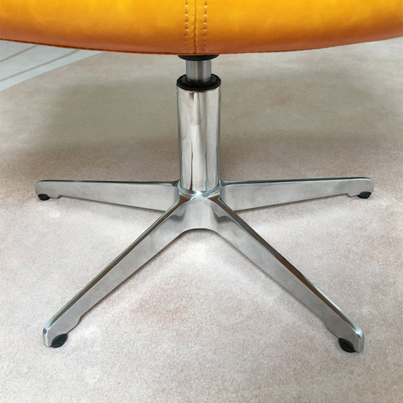 Silla de silla de cuero de color sólido para el dormitorio/sala de estar