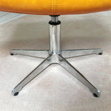 Silla de silla de cuero de color sólido para el dormitorio/sala de estar