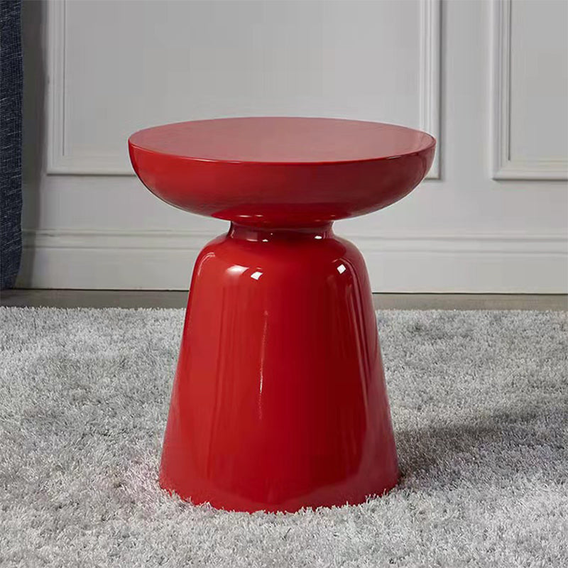 15.75" W x 15.75"D  x 17.72" H Side End Table Round Pedestal Side Table