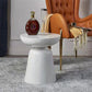 15.75" W x 15.75"D  x 17.72" H Side End Table Round Pedestal Side Table