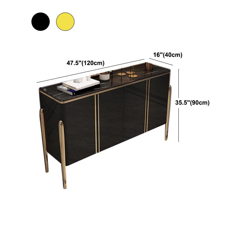 35 "H Sideboard Glamstil Sideboardbuffet für Wohnzimmer und Küche