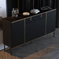 Glamstil Buffet Sideboard Sintered Stone Top Server mit Tür und Schublade für Wohnzimmer