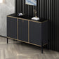 Glamstil Buffet Sideboard Sintered Stone Top Server mit Tür und Schublade für Wohnzimmer