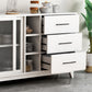 Ritmo rettangolare sideboard mobile da cucina in legno contemporaneo
