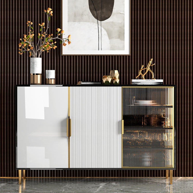 Stone contemporanee sideboard regolabili ripiani per sala da pranzo sideboard