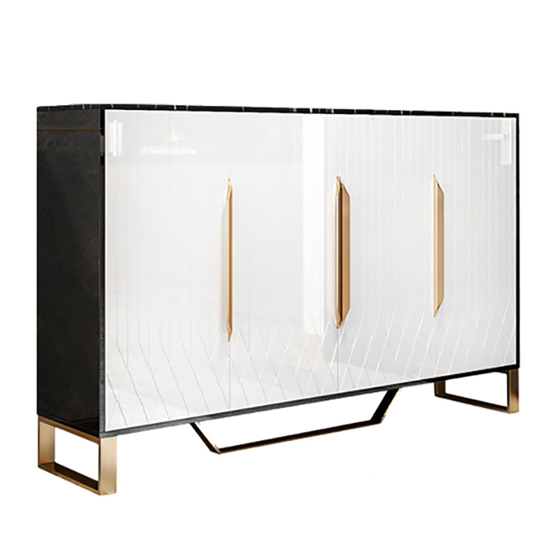 Stone contemporanee sideboard regolabili ripiani per sala da pranzo sideboard