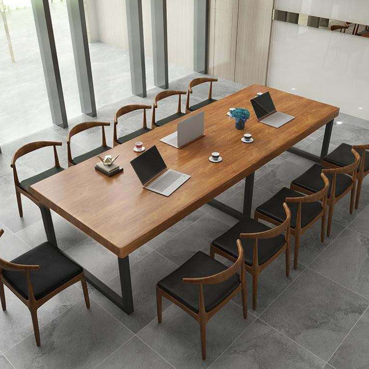 Bureau d'écriture en bois marron