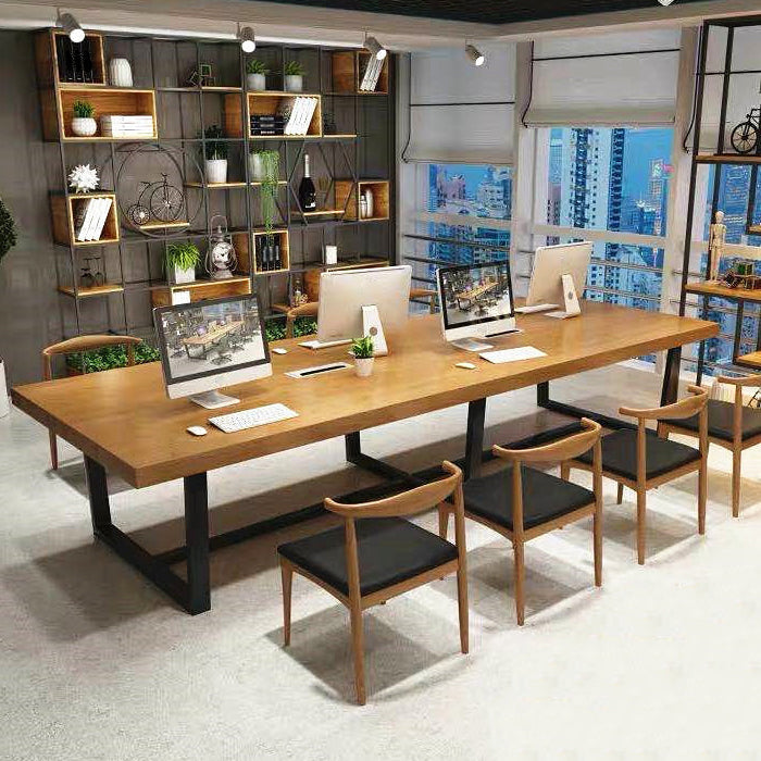 Bureau d'écriture en bois marron