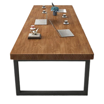 Bureau d'écriture en bois marron