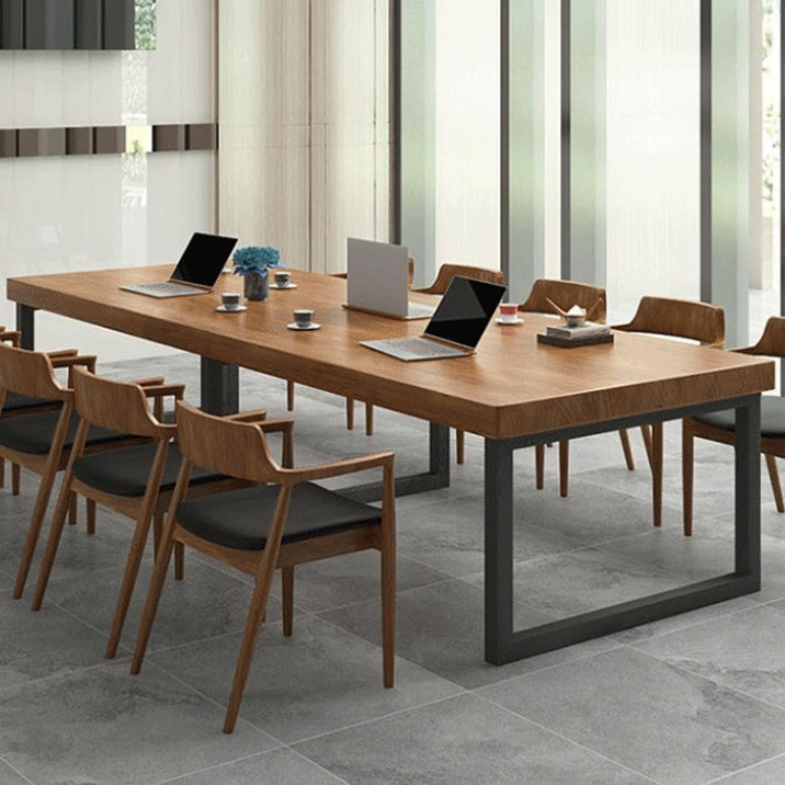 Bureau d'écriture en bois marron