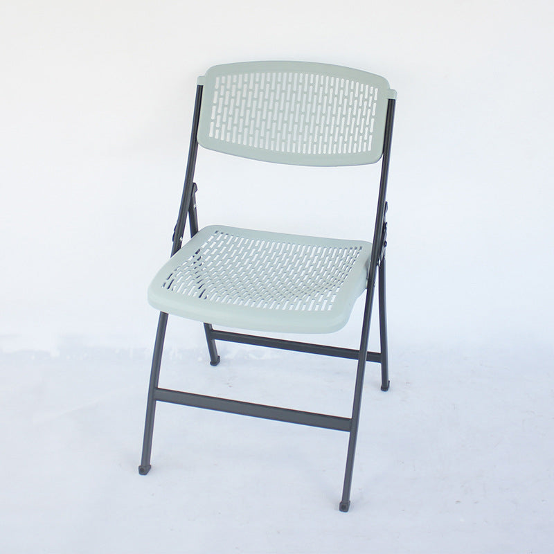 Sedia da ufficio in plastica moderna con sedia conferenze in metallo a cornice in metallo