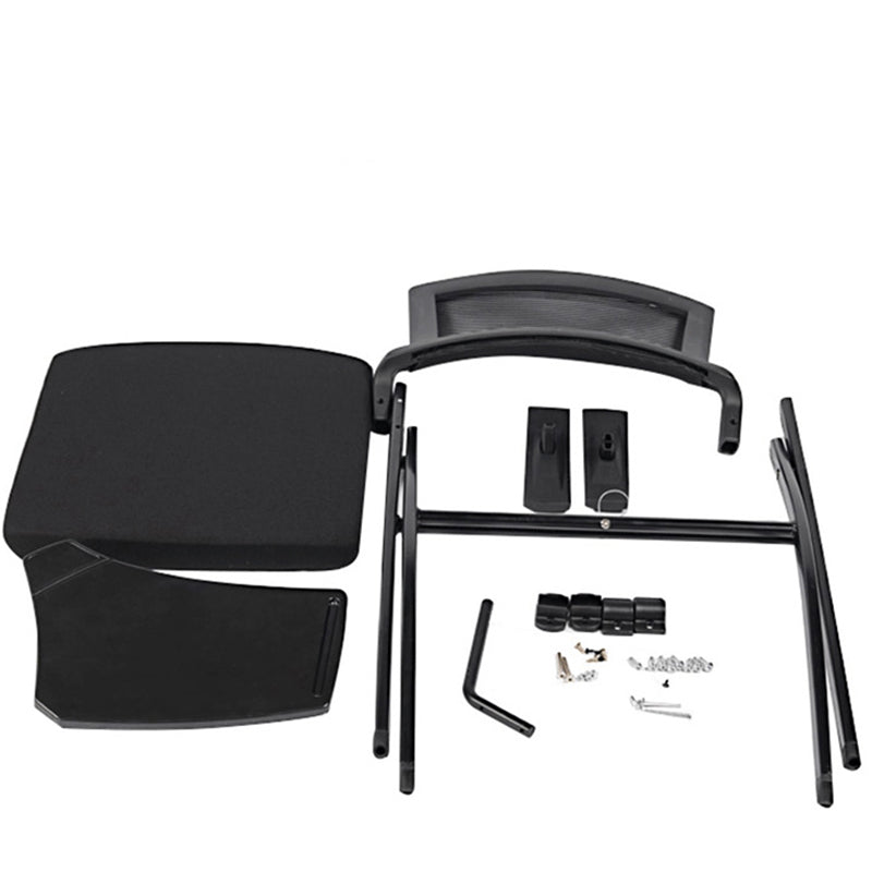 Moderne conferentiestoel met midachter ergonomische bureaustoelstoel met black metal frame