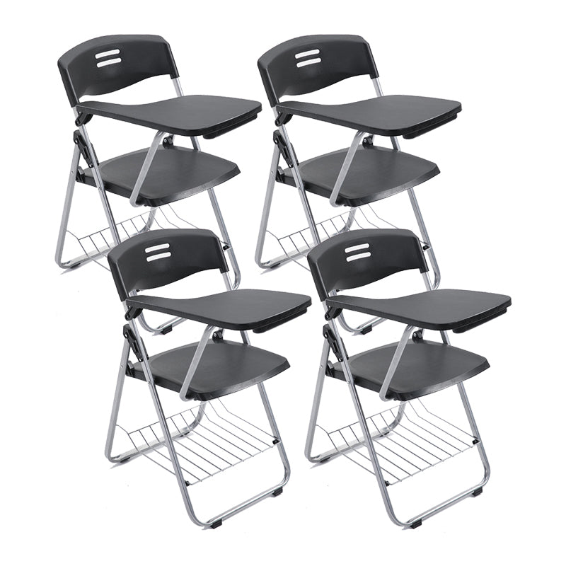 Silberstahl Rahmenkonferenzstuhl zeitgenössischer Armloser Stuhl