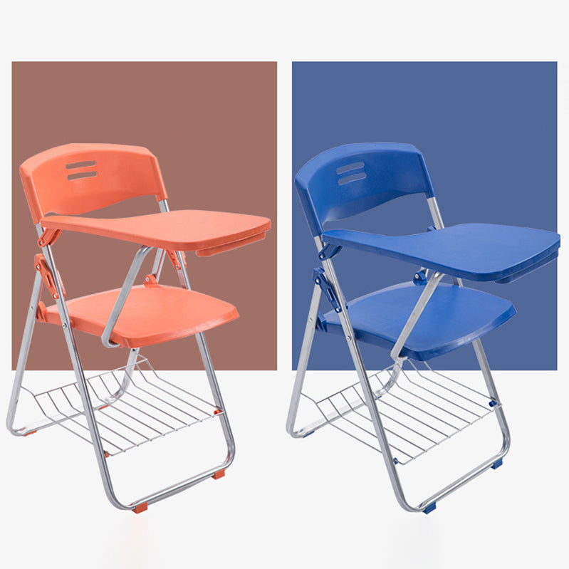 Silberstahl Rahmenkonferenzstuhl zeitgenössischer Armloser Stuhl