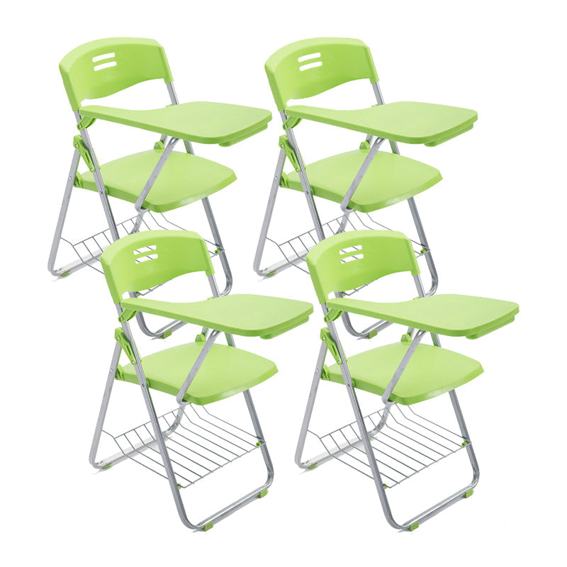 Silberstahl Rahmenkonferenzstuhl zeitgenössischer Armloser Stuhl